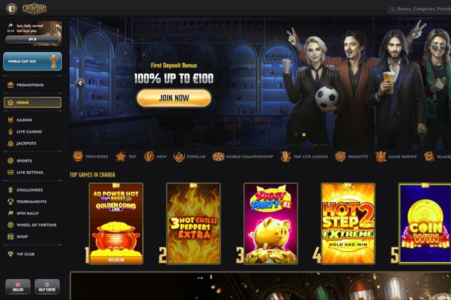 Gransino Casino Login - Toegang tot Jouw Account